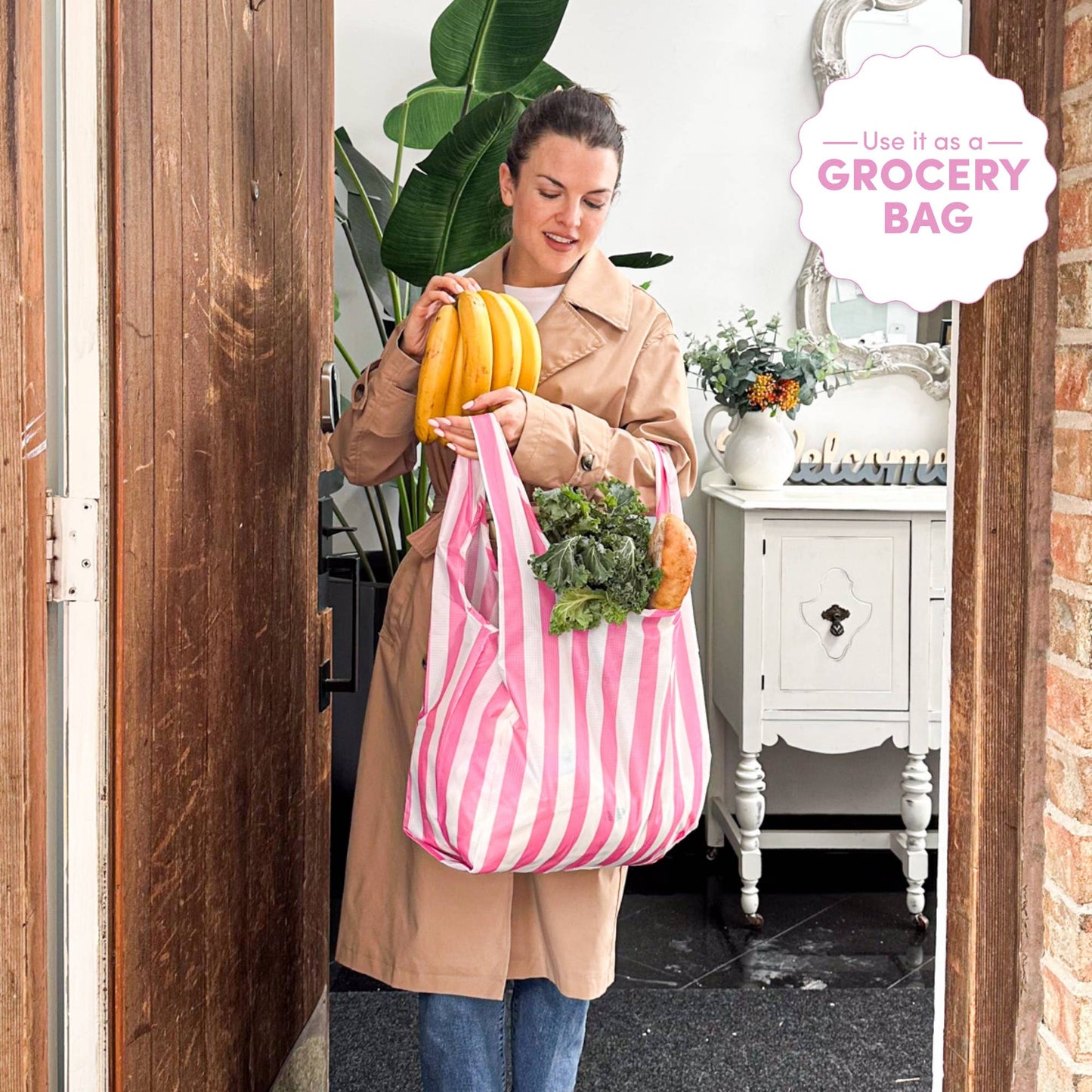 Strawberry Milk - Reusable Everything Bag