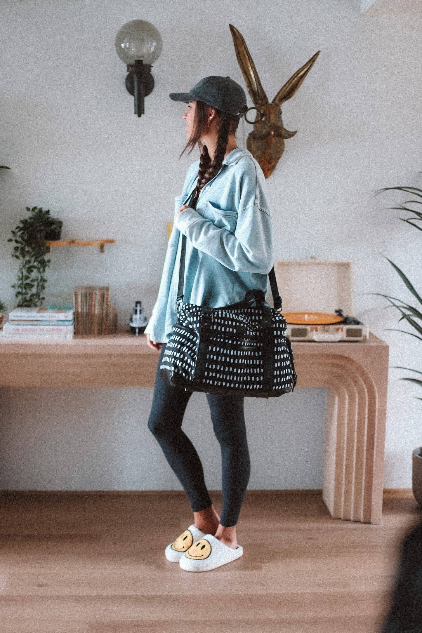 Day Tripper Mini Duffle in Smiles