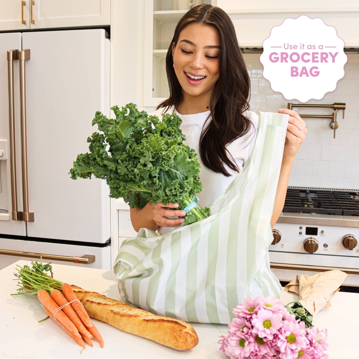 Pistachio Cream - Reusable Everything Bag