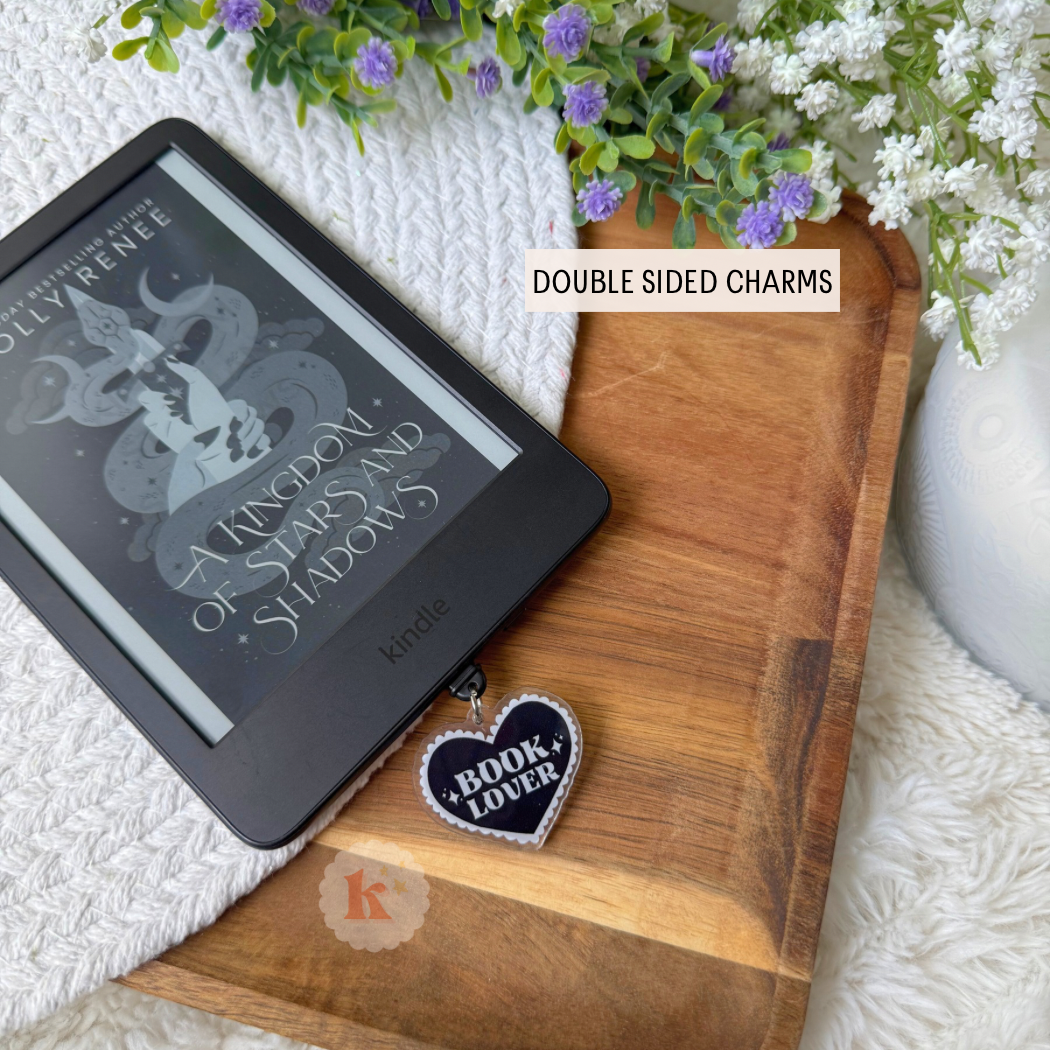 Book lover Kindle Charm, Kindle case Accessories, bookish