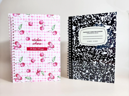Composition Reusable Sticker Book