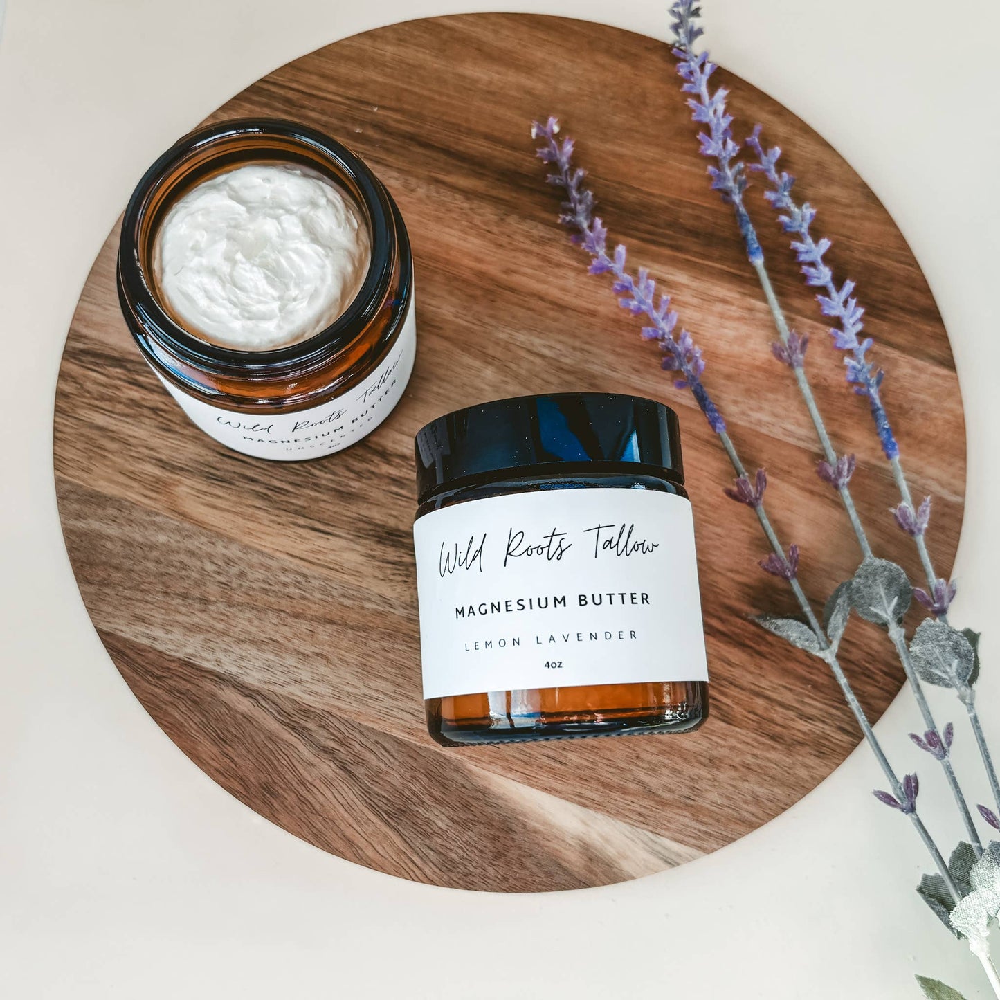 Tallow Magnesium Cream | Scented | Sleep + Sore Muscle Aid 