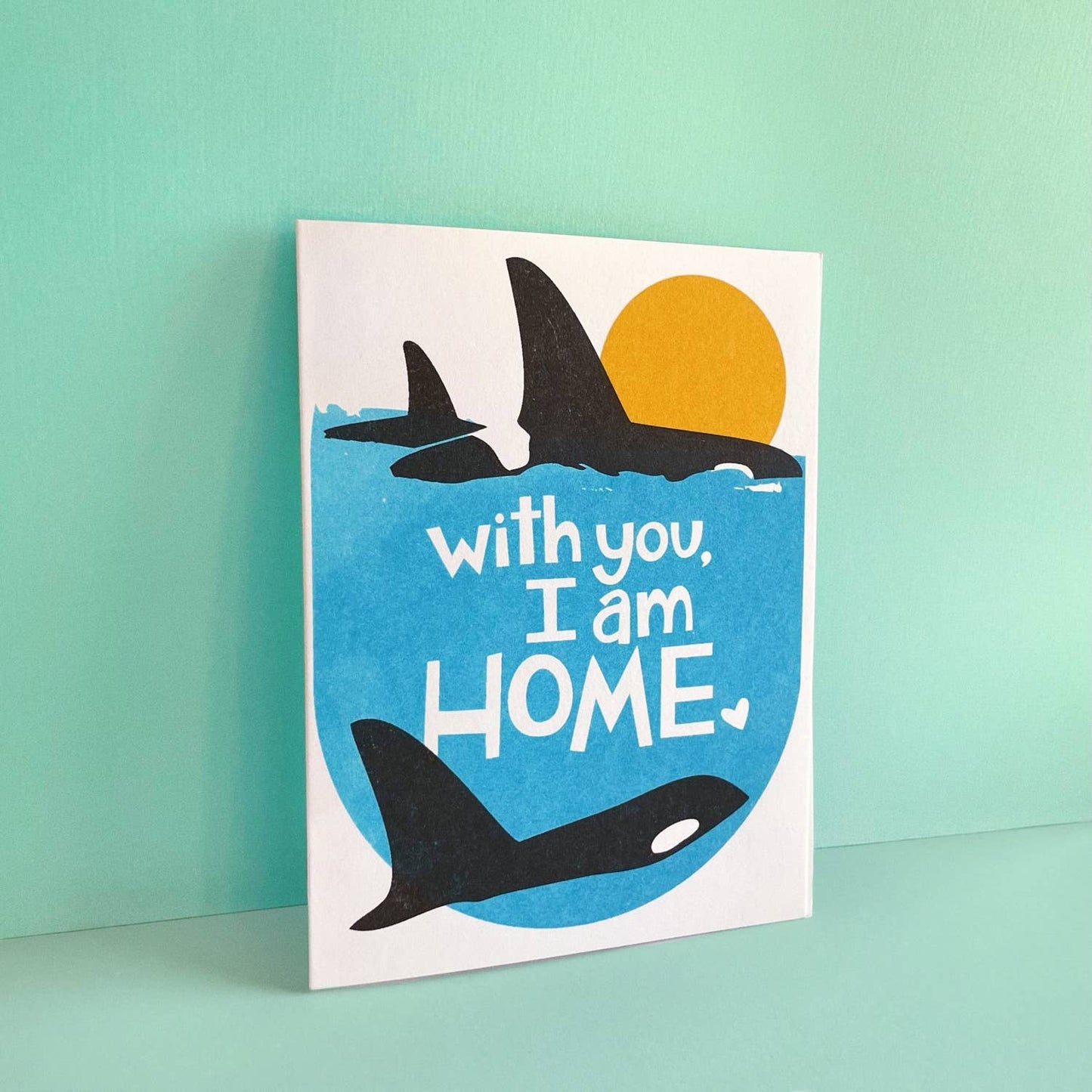 Orca Home -  Risograph Love Card