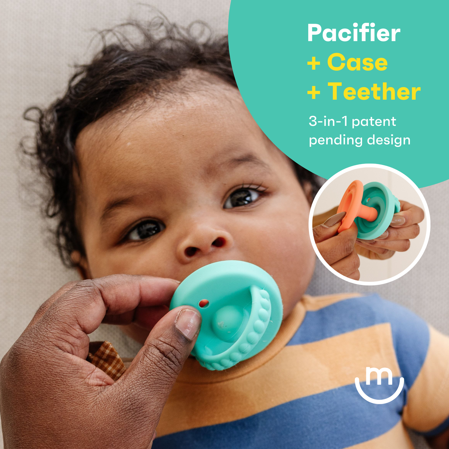 Flip & Store Pacifier + Teether