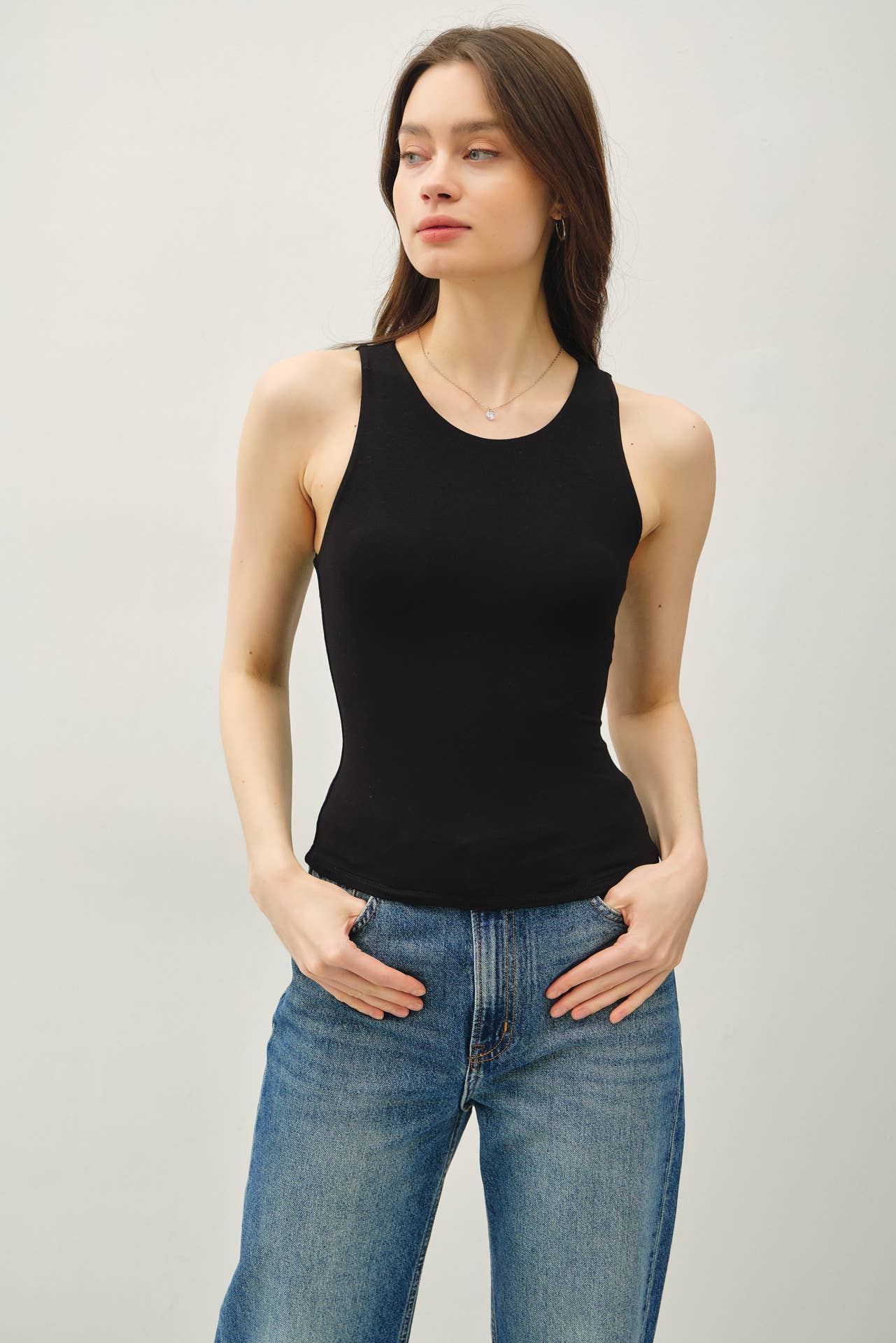 NEW COLOR [SOFT CORE] BASIC ROUND NECK TANK