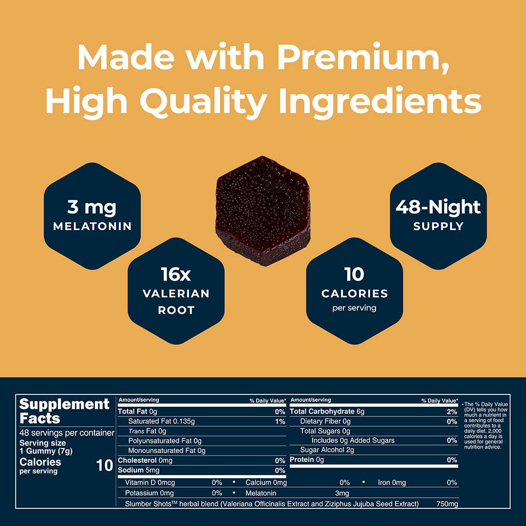Slumber Shots® Sleep Gummies – 4-Pack