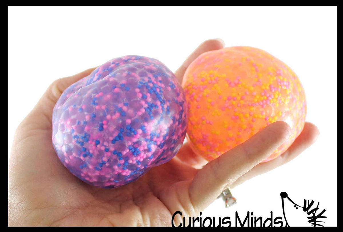 Jumbo Confetti Bead Mold-able Stress Ball