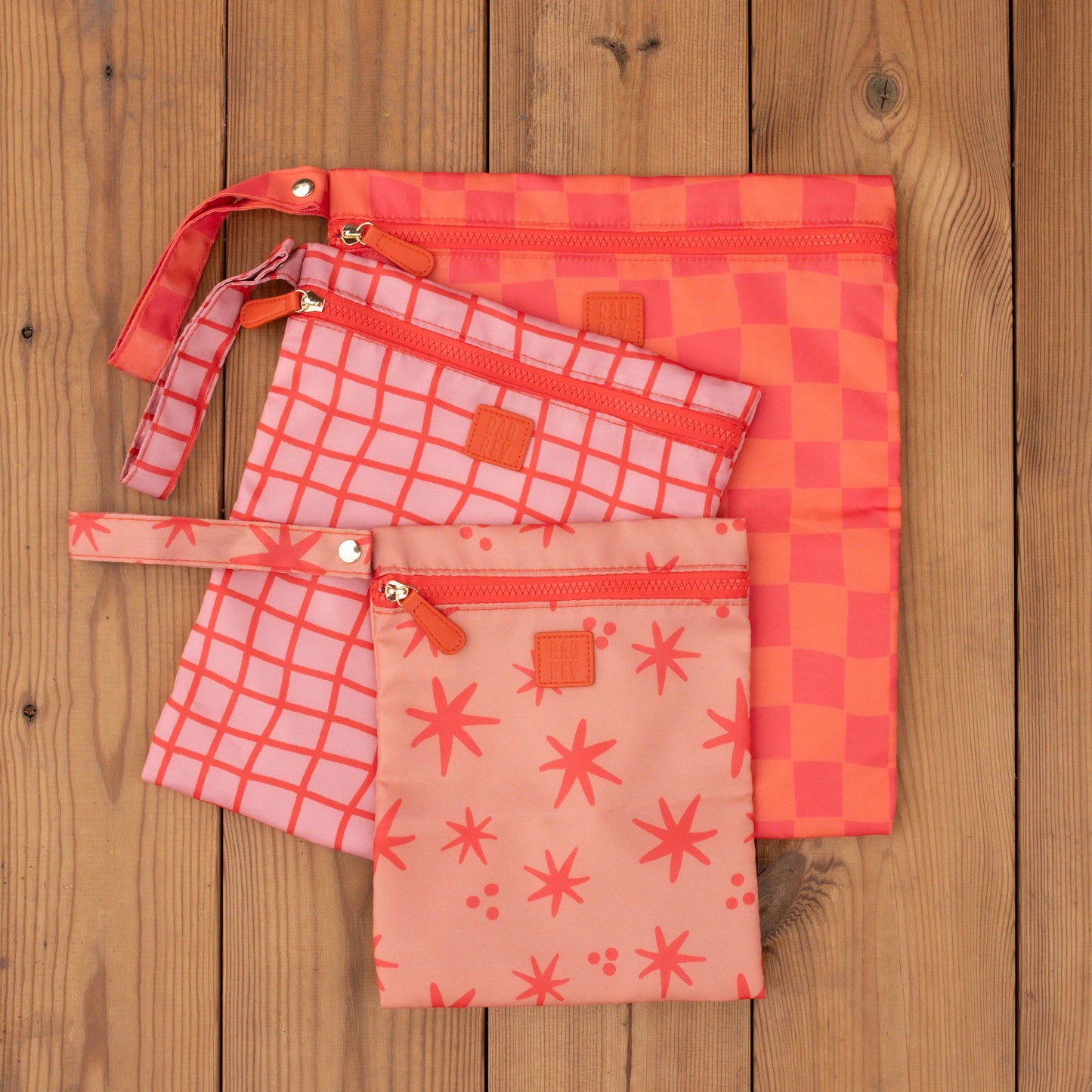 Wet Bag Set in Peachy