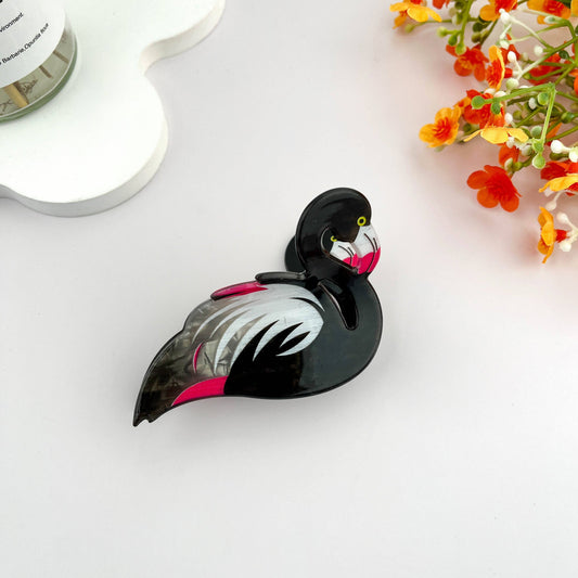 Realistic Flamingo Animal Candy Color Hair Claw Clip