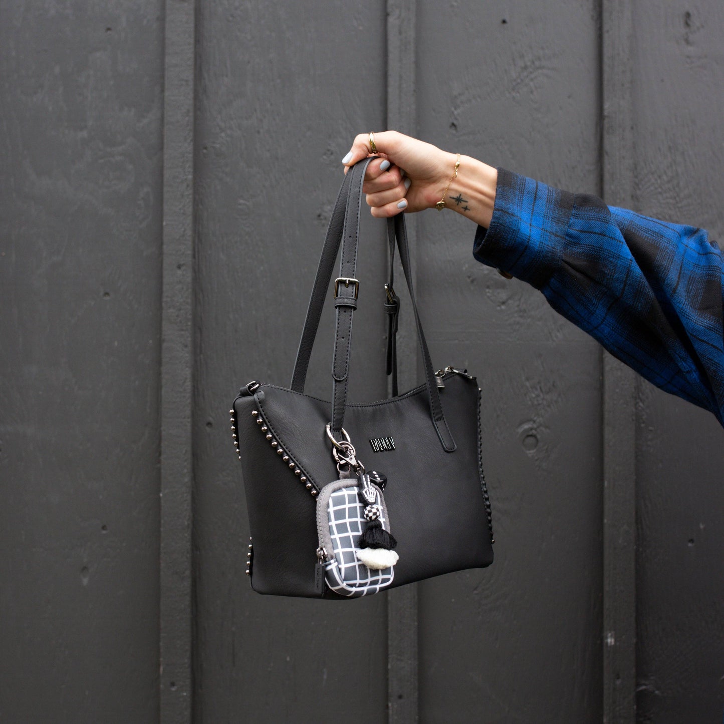 Bubble Tote Mini in Matte Black
