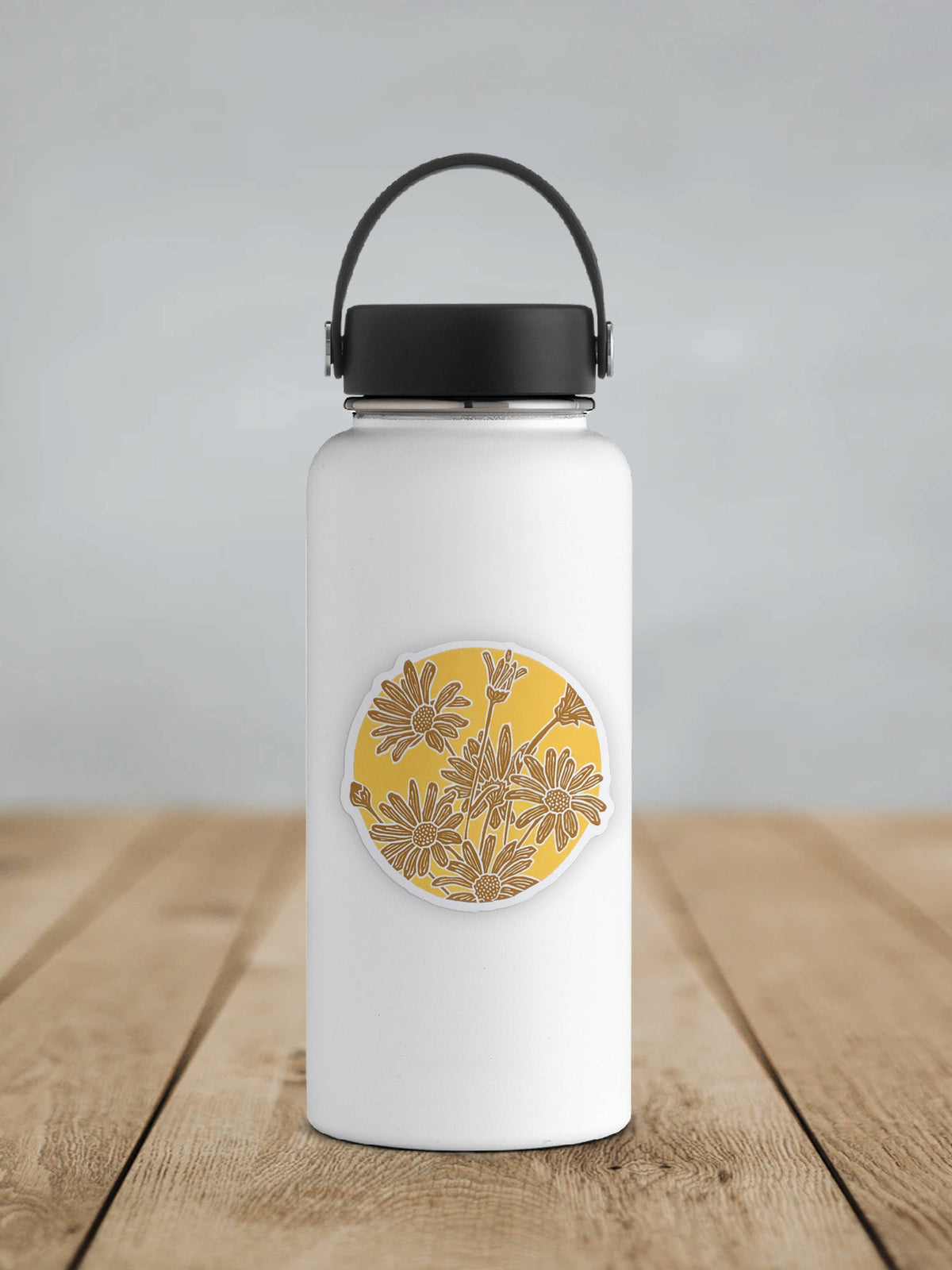 Common Daisy Vinyl Sticker