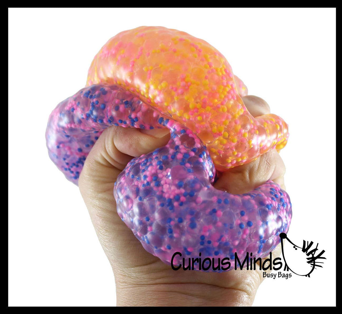 Jumbo Confetti Bead Mold-able Stress Ball