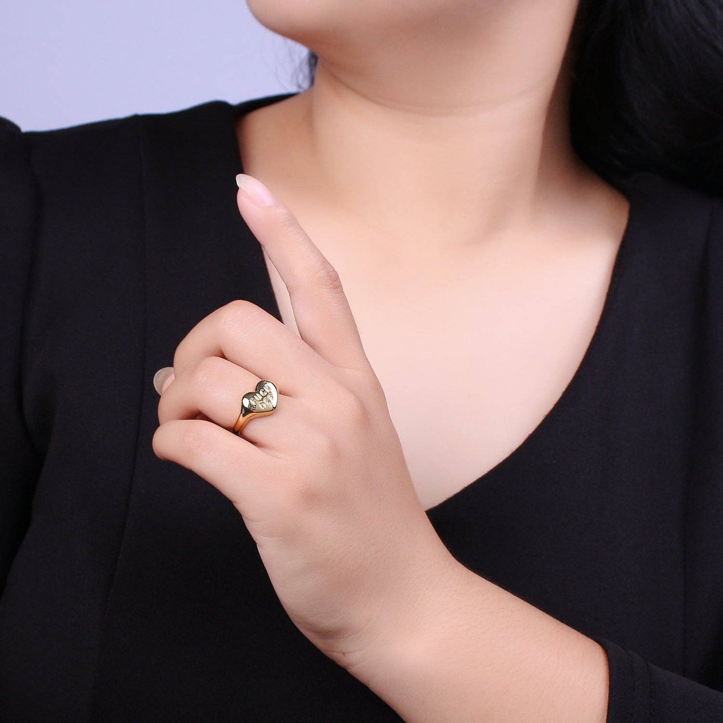 Gold Fuck Off Ring