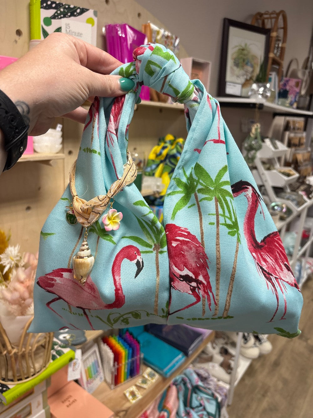 Flamingo Knot Handbag L.|859