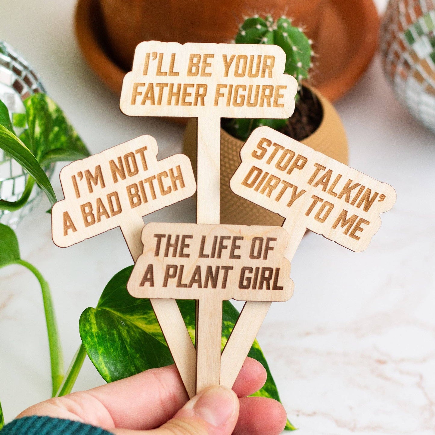 The Life of a Plant Girl Plant Markers
