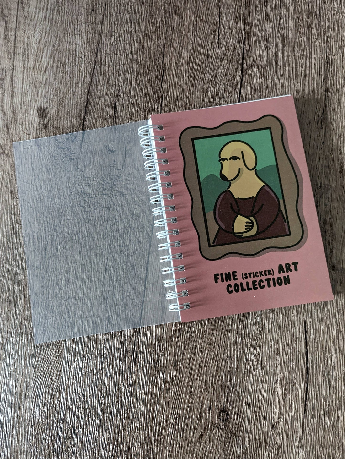 Fine Art Collection Mona - Reusable Sticker Book - 50 Pages