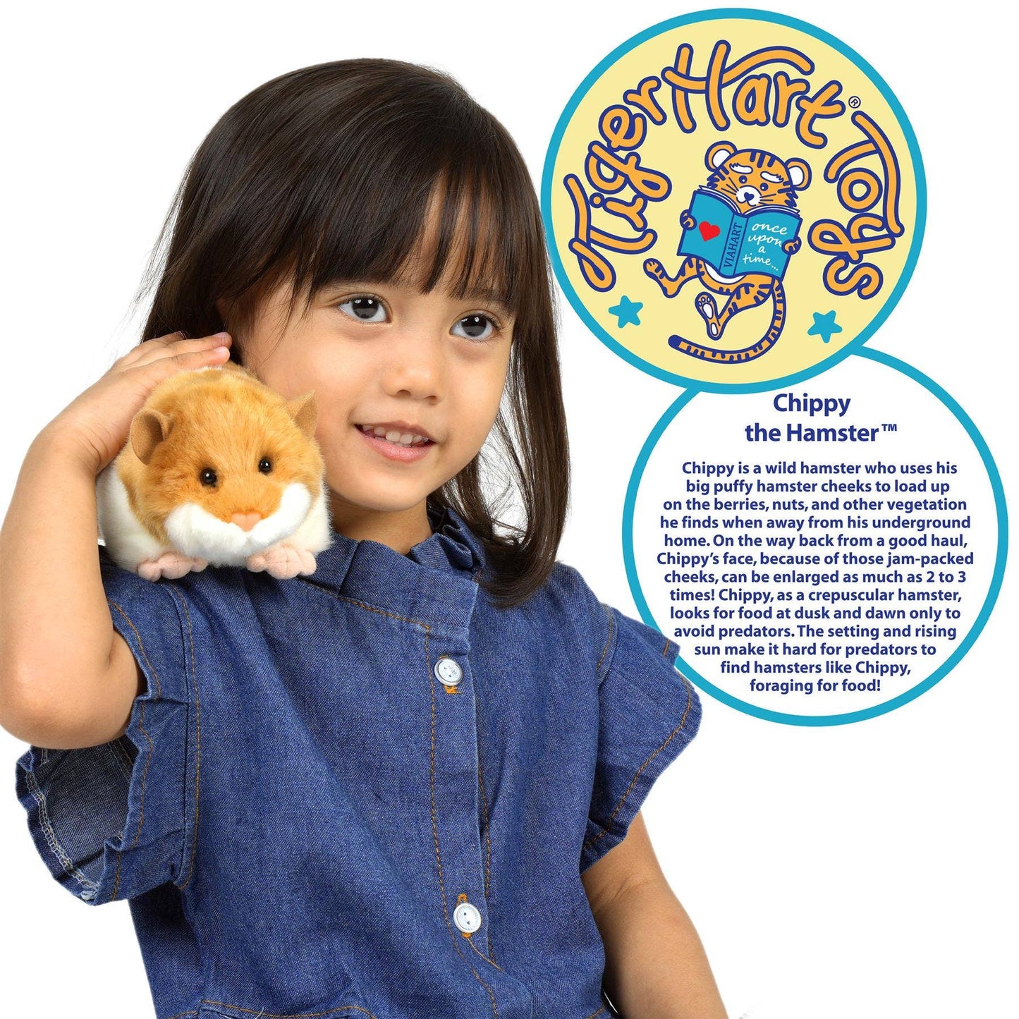 Chippy The Hamster - 7 Inch Stuffed Animal Plush