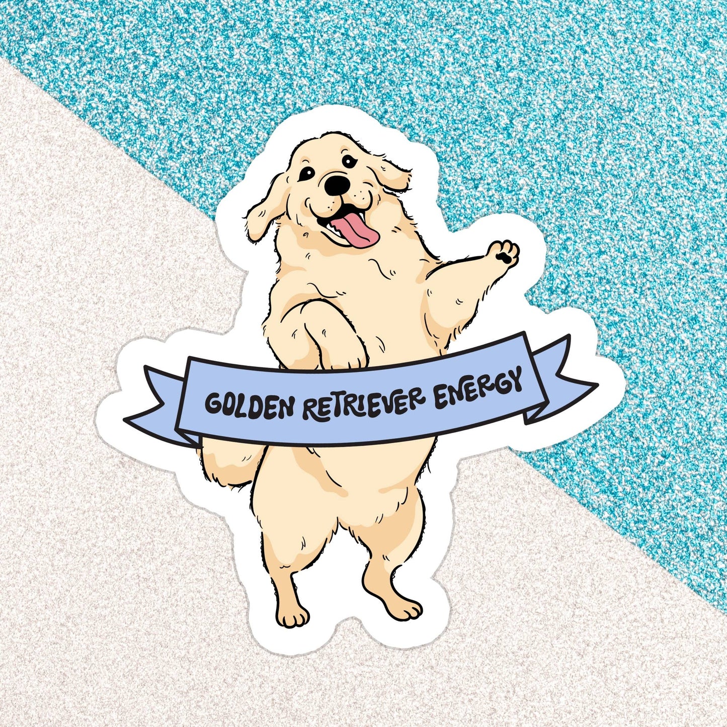 Golden Retriever Dog Dogs Dog Mom Waterproof Vinyl Sticker