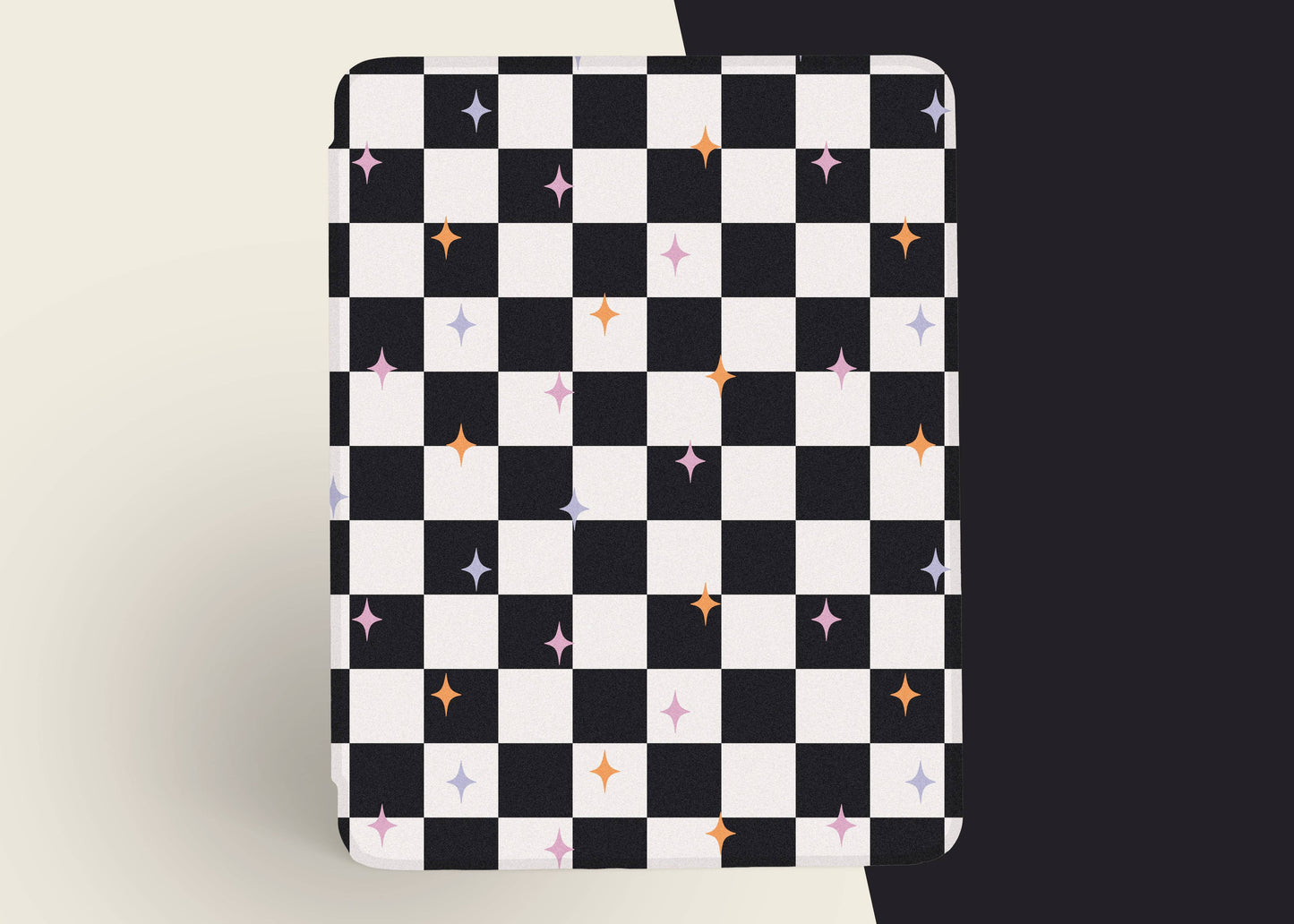 Retro Checkered Kindle Case