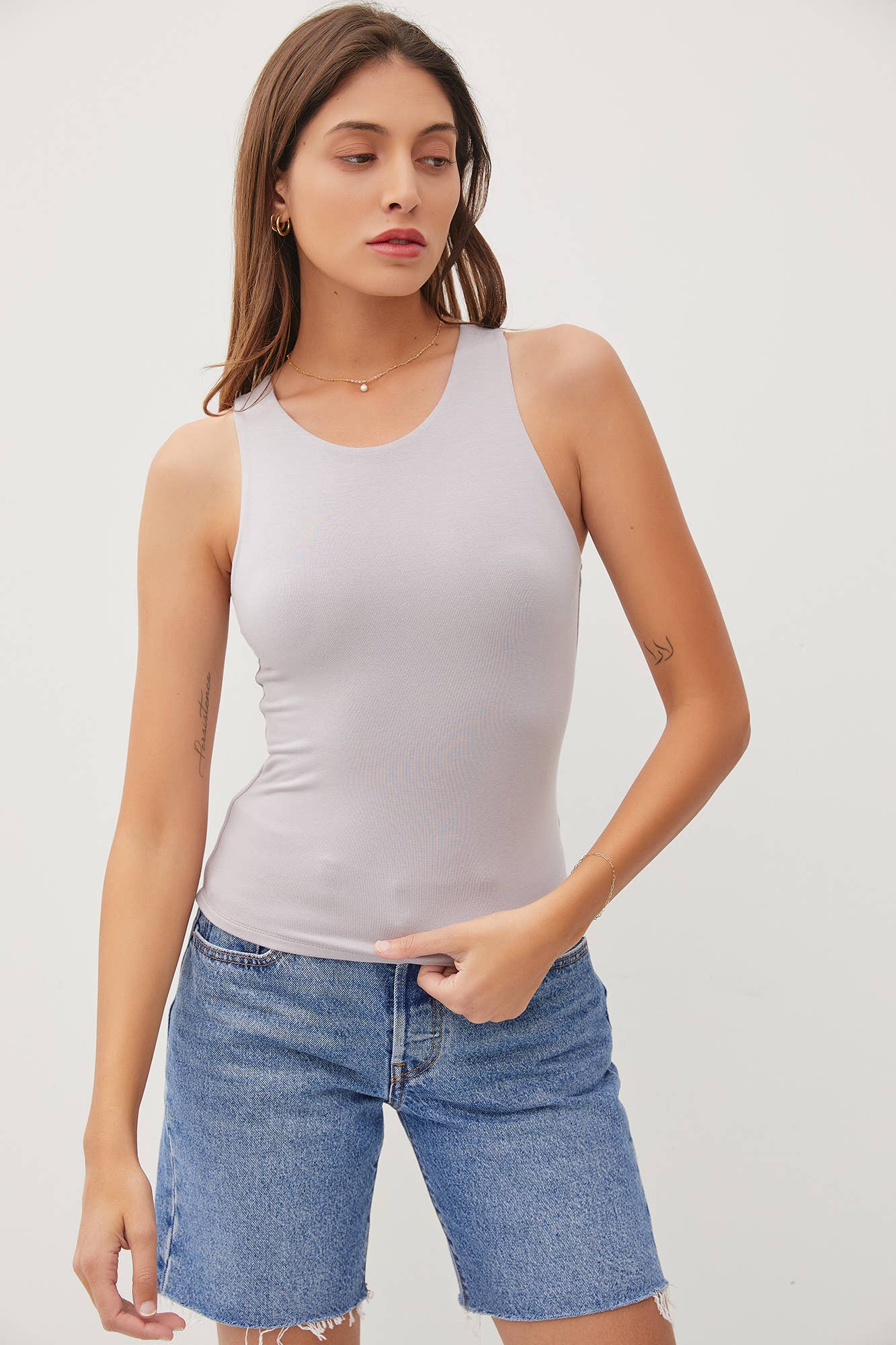 NEW COLOR [SOFT CORE] BASIC ROUND NECK TANK