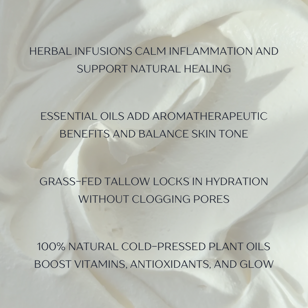 Lemon + Vanilla Tallow Body Butter | Brightening Body Whip