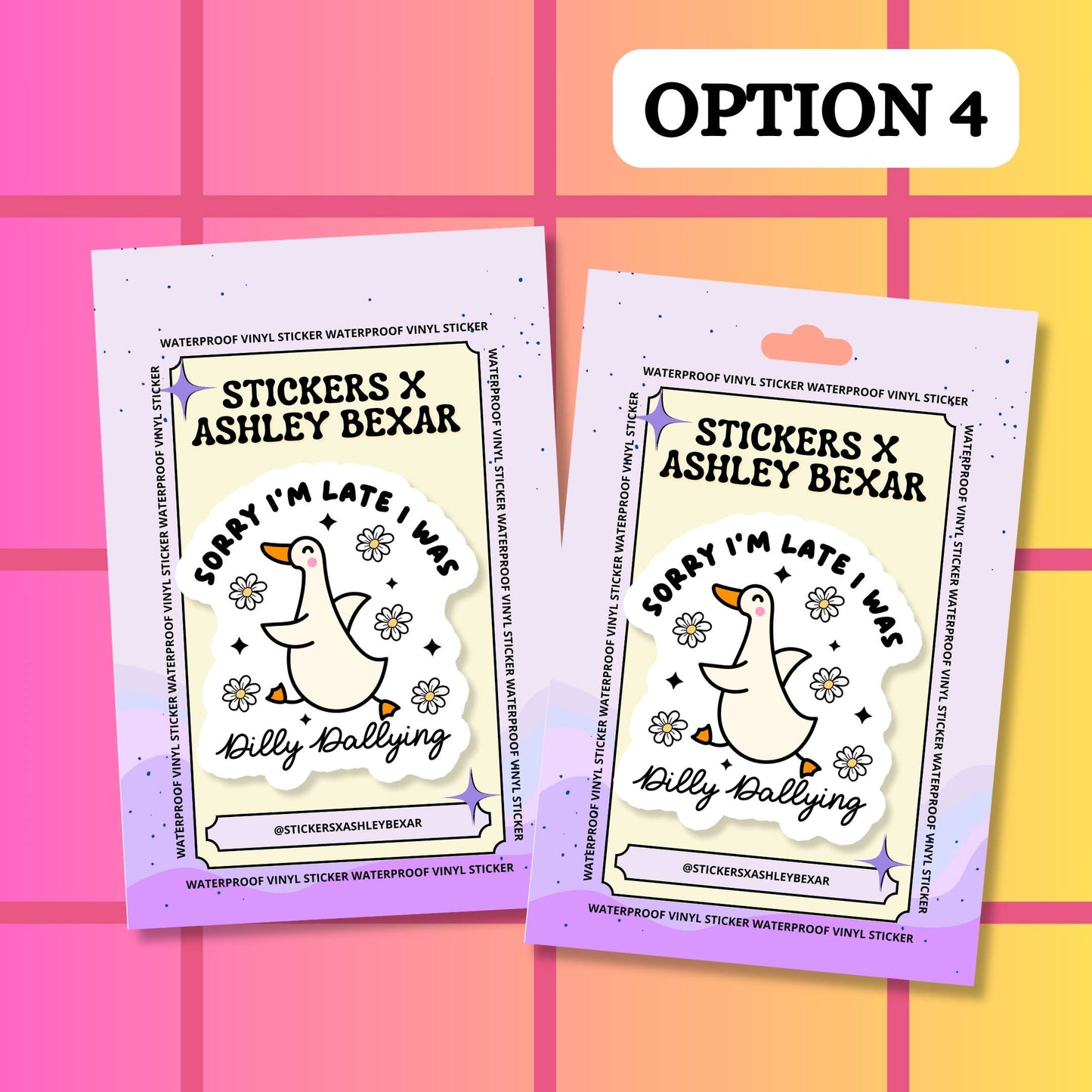 Relatable Duck Goose Funny Dilly Waterproof Vinyl Sticker