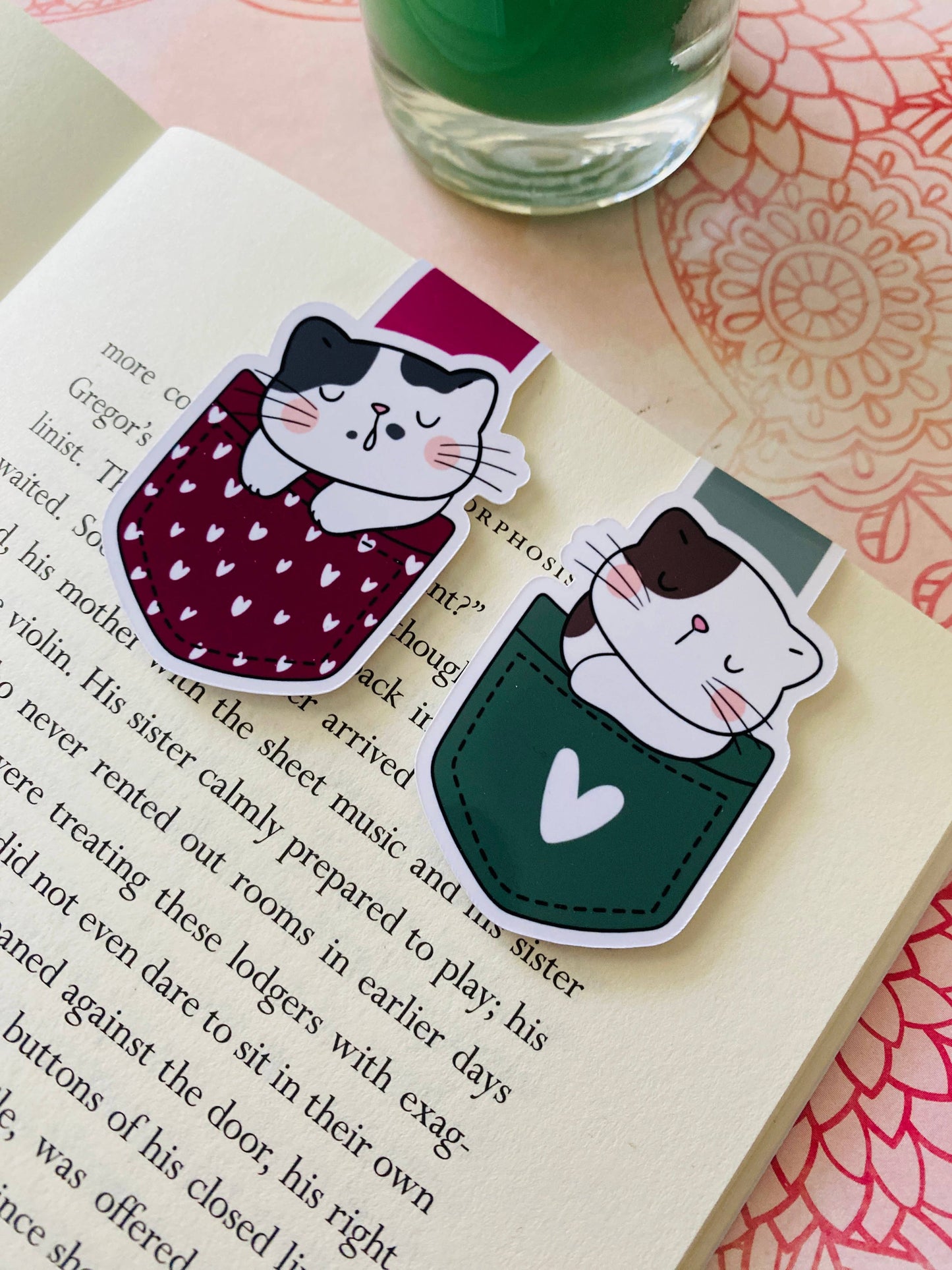 Holiday Magnetic Bookmark Gift Set – Pocket Kittens