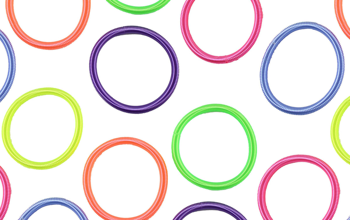 Bright Spring Coil Fidget Bracelets