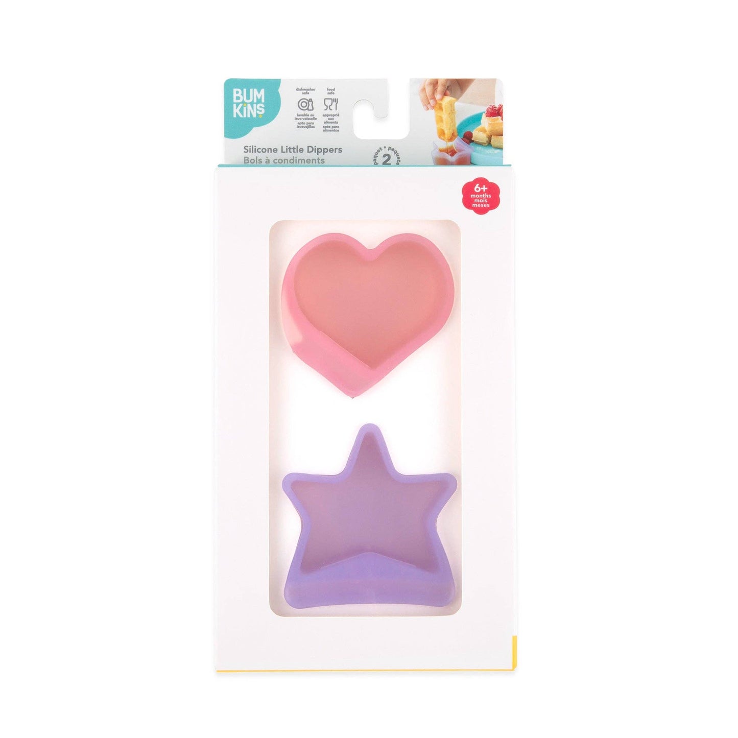 Silicone Little Dipper Combo 2 Pack: Magenta Jelly