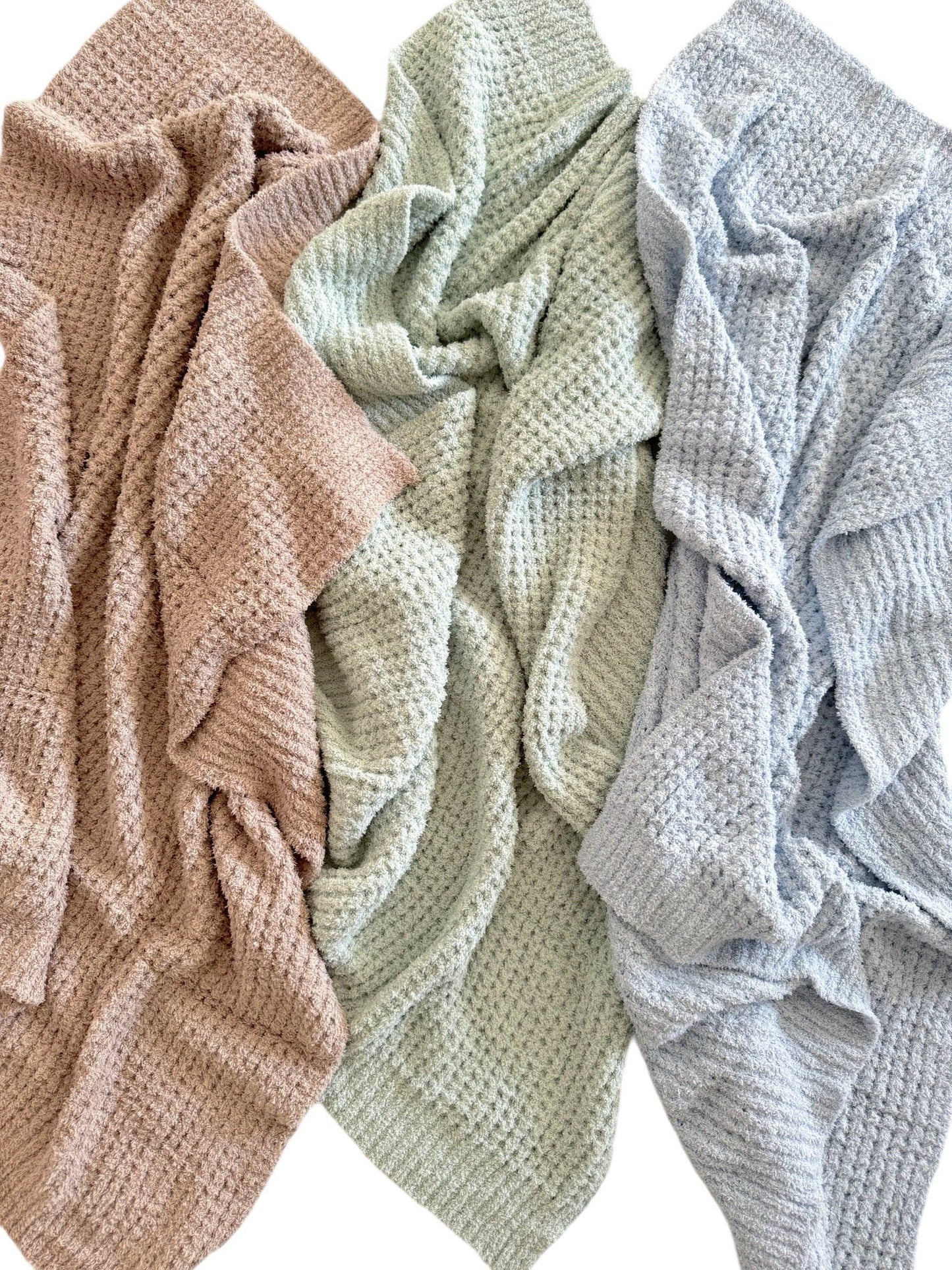 Phufy® Bliss Waffle Blanket, Desert Tan