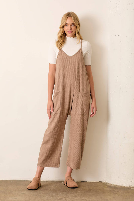 TEXTURED POCKET FRONT OVERALL
