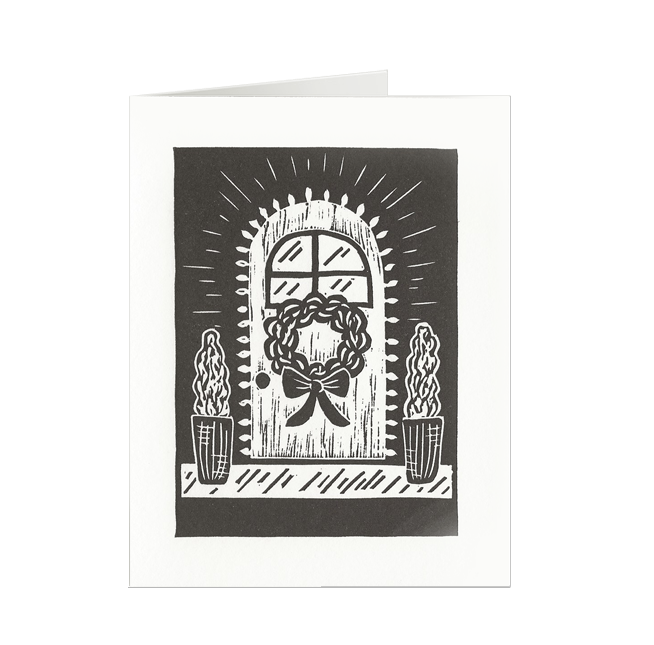 Christmas Wreath Holiday Card