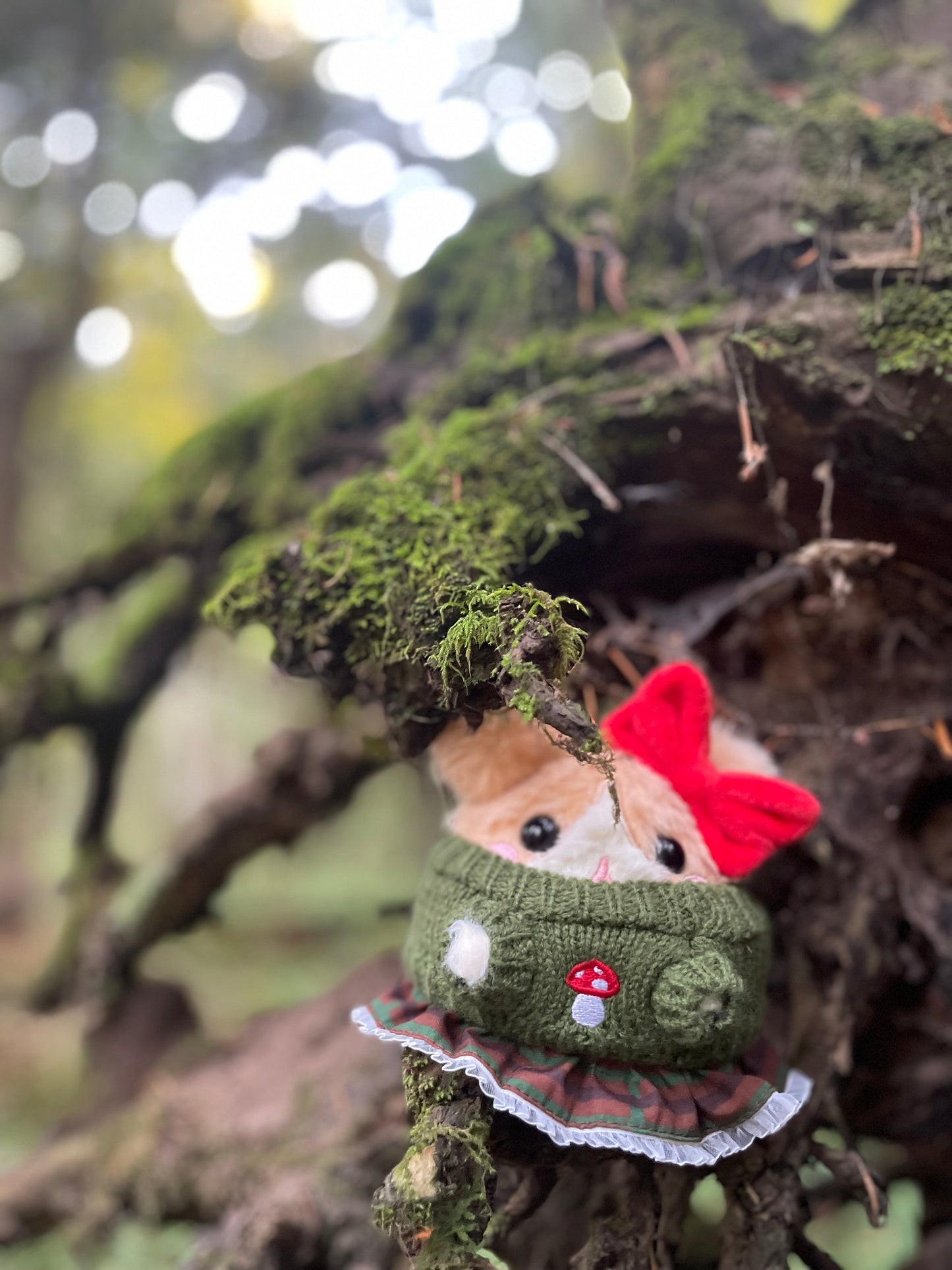 Brown Plaid Skirt - Plushie Accessories