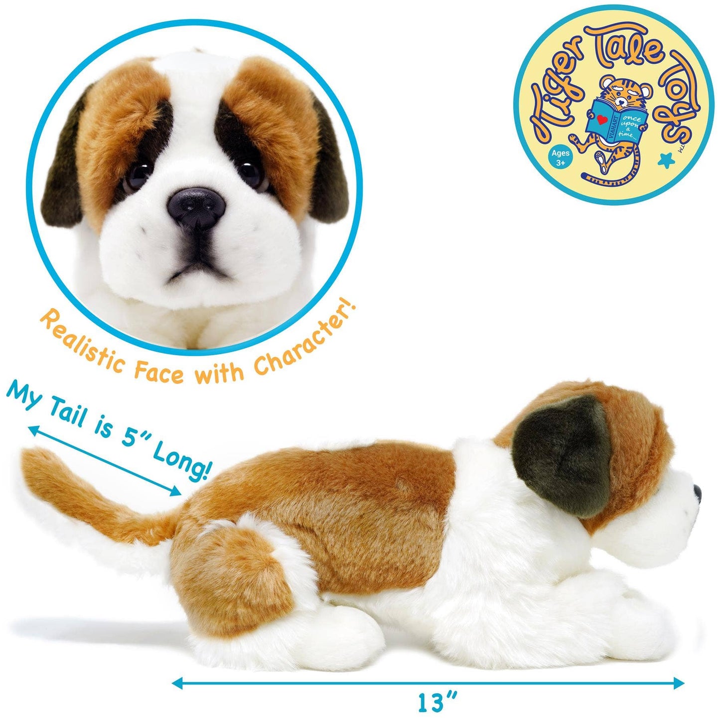Bernadette The Saint Bernard | 17 Inch Stuffed Animal Plush