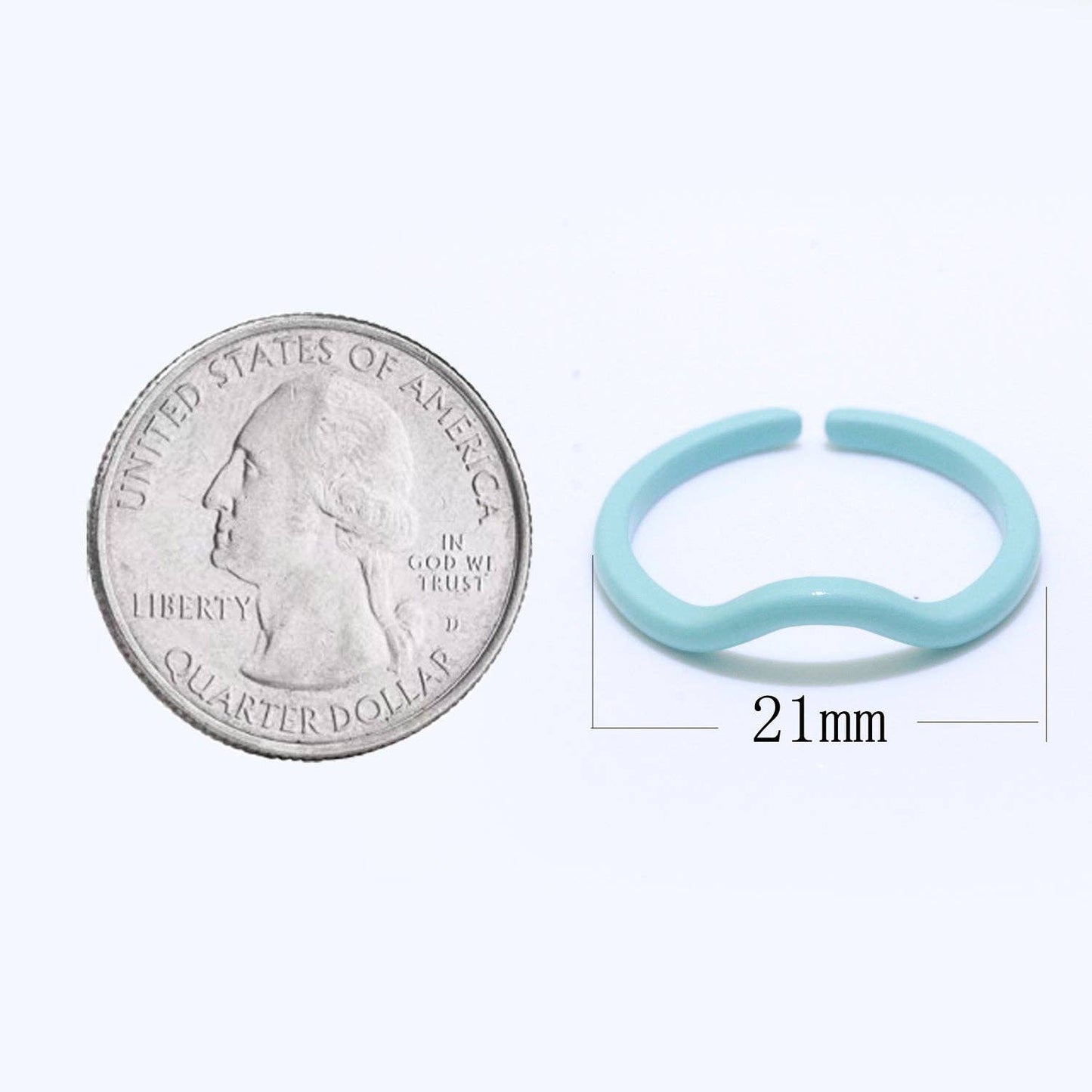 Dainty Acrylic Ring Set - Fashion Resin Acrylic Ring set - Funky Rings - Gift for Her Everyday Y2K Jewelry