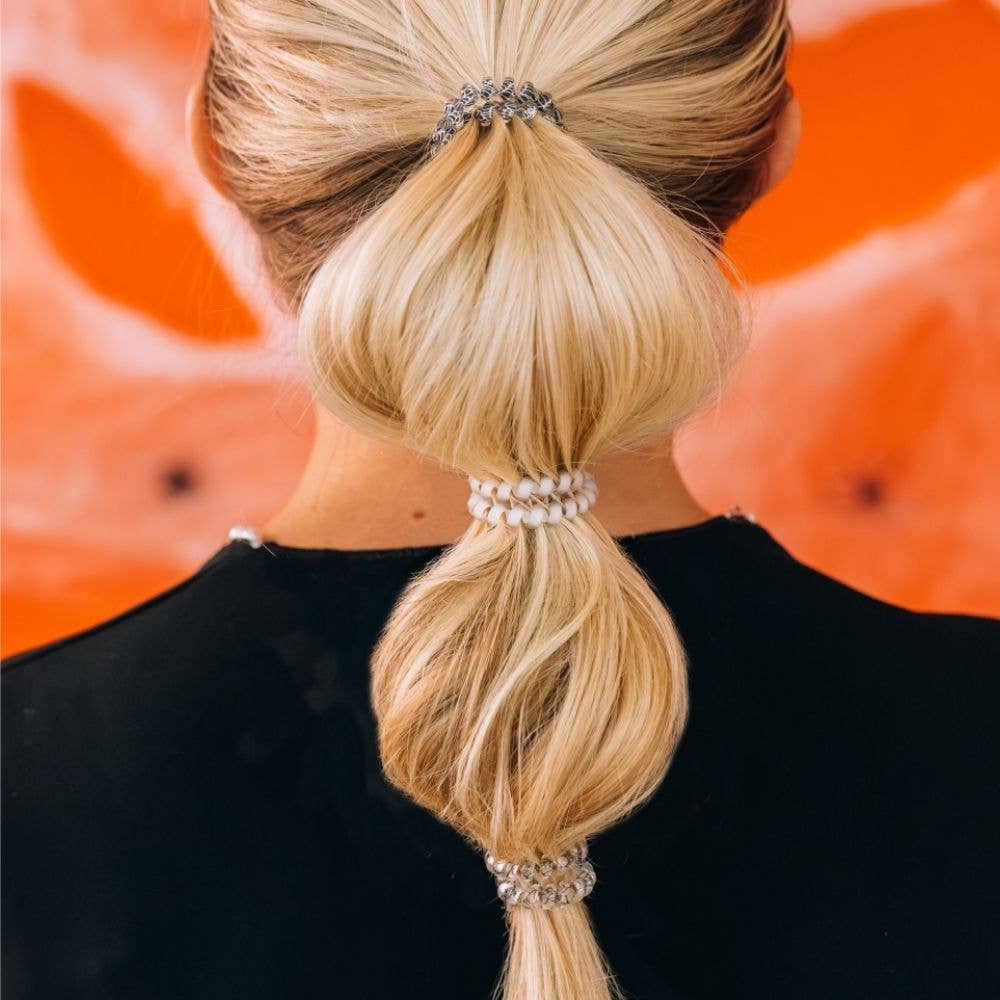 Spiral Hair Coils | Small | Webbed Hair Ties