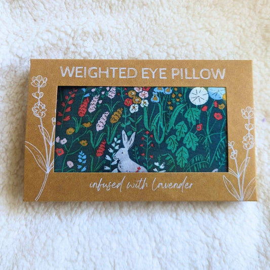 Weighted Aromatherapy Eye Pillow - Rabbit Grove