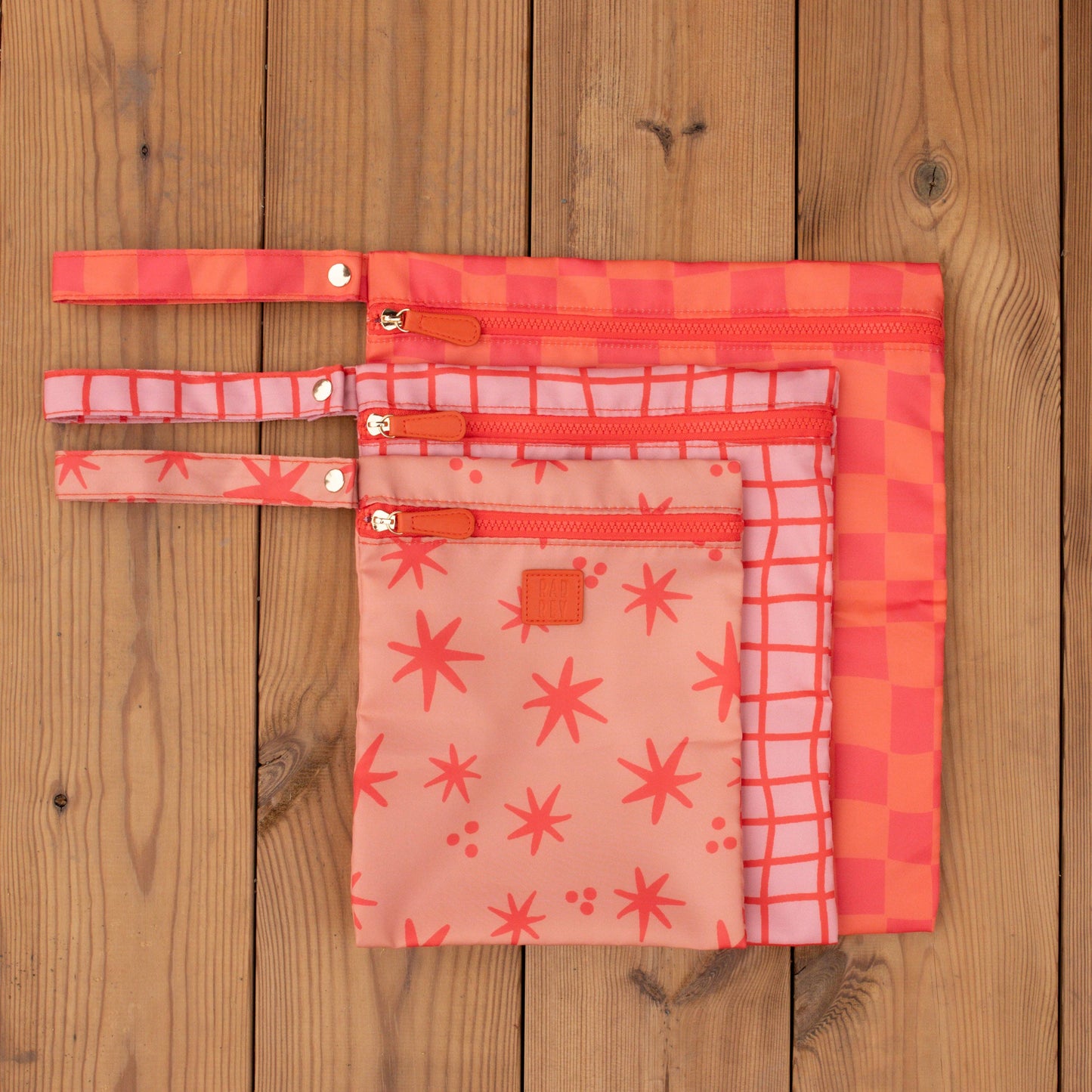 Wet Bag Set in Peachy