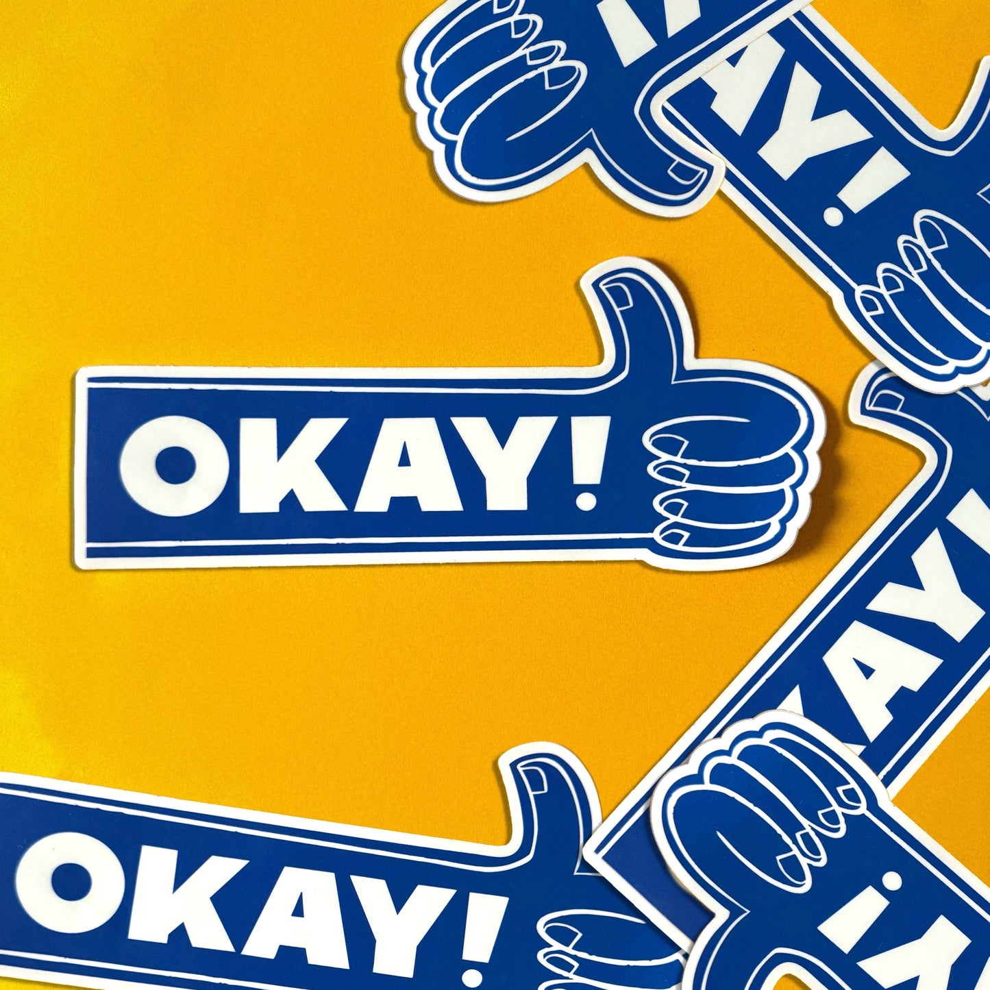 Okay! - Vinyl XL Sticker - Bumper sticker