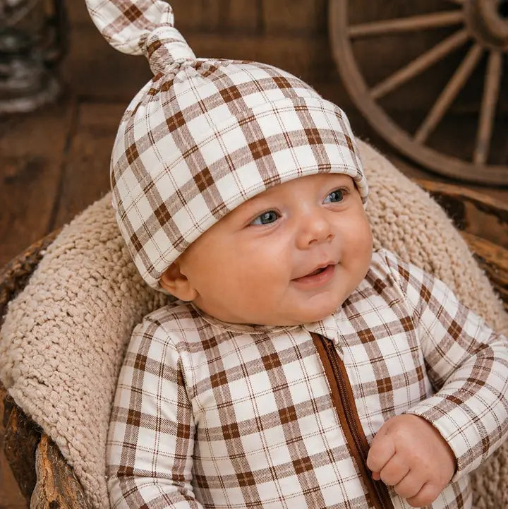 Knot Beanie - Homestead Plaid