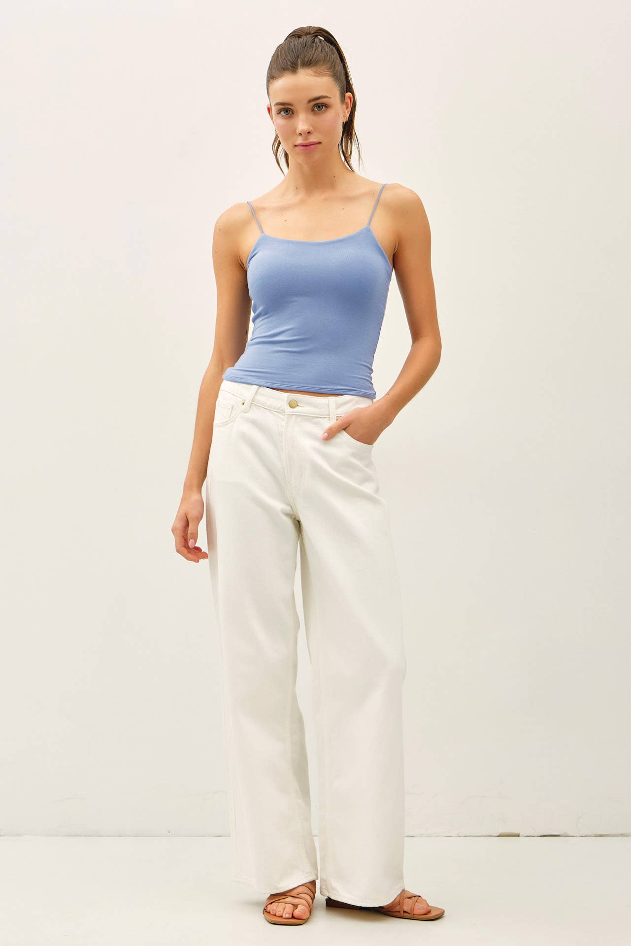 [SOFT CORE] BASIC SOLID CAMI