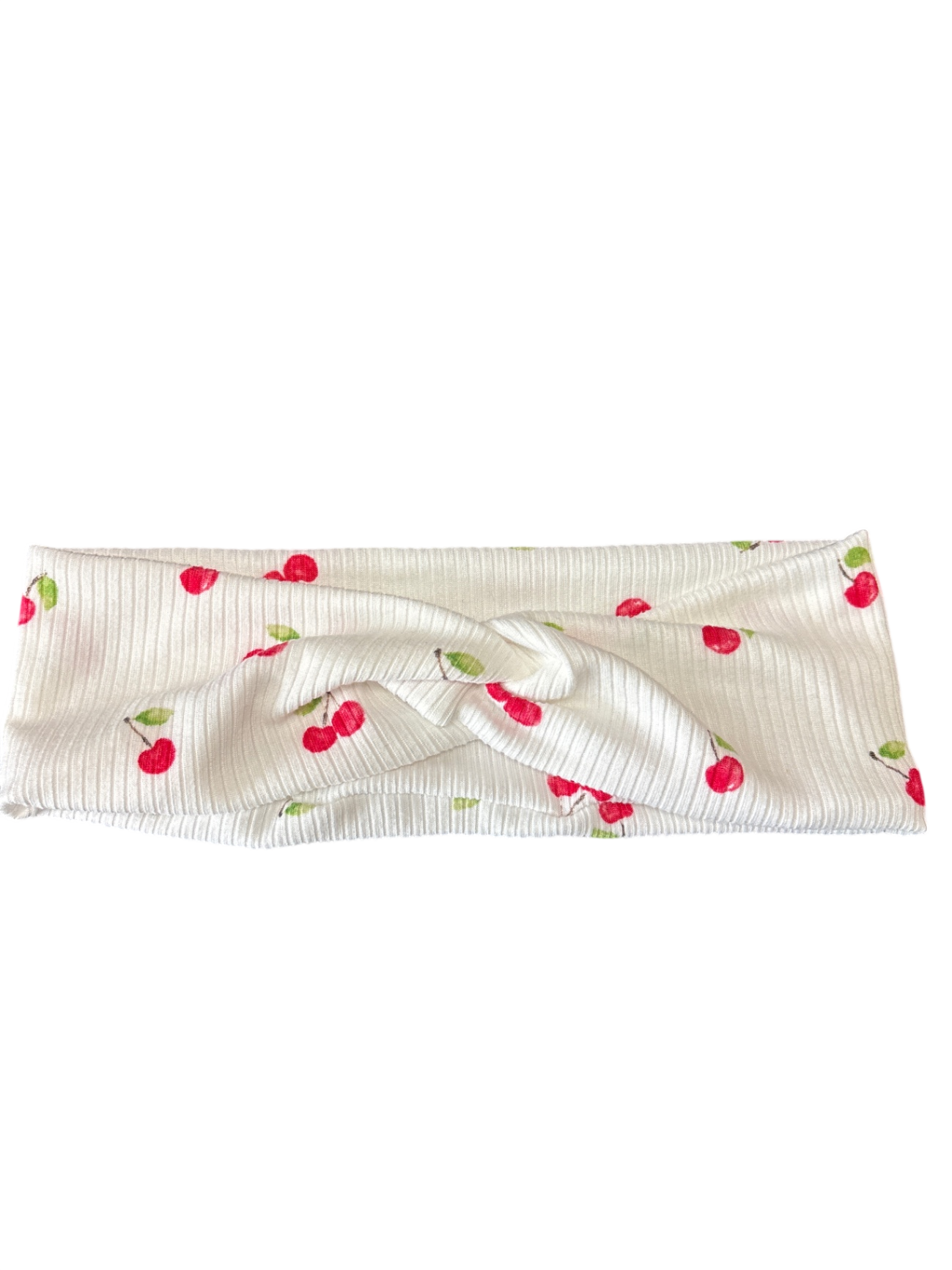 Gadabout Couture Accessory White with red and green cherries