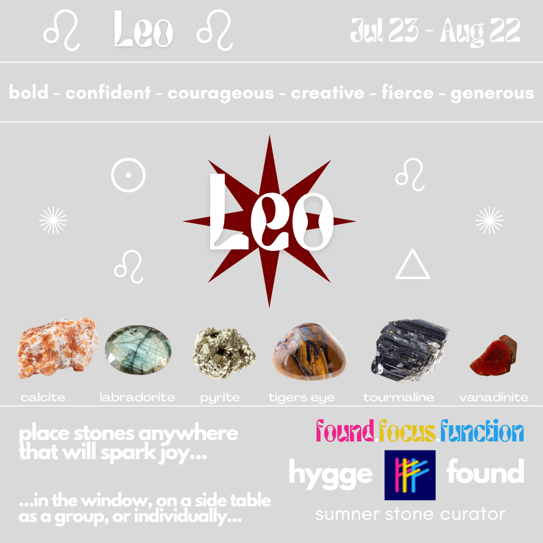 Leo Stone Set of 6 - hygge found 