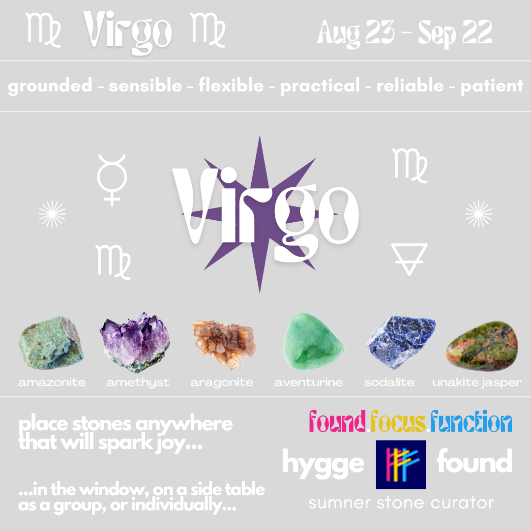 Virgo Stone Set of 6 - hygge found 