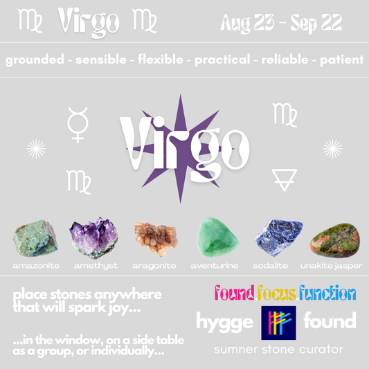 Virgo Stone Set of 6 - hygge found 