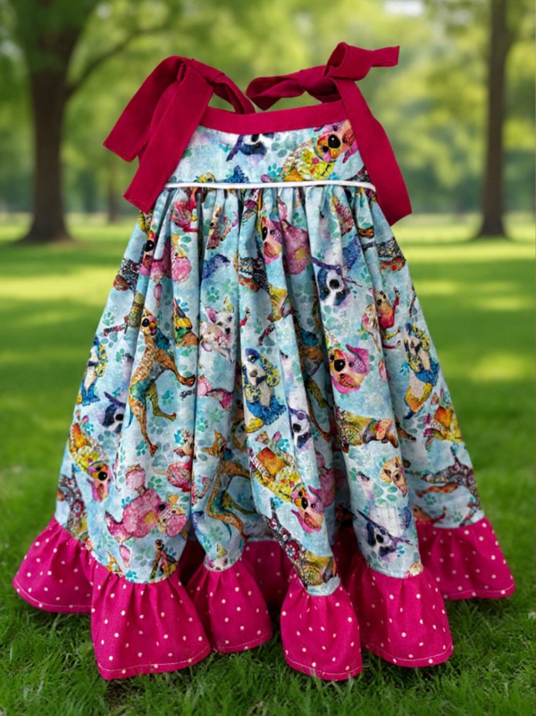 Dress 2T “Playful Pups” 