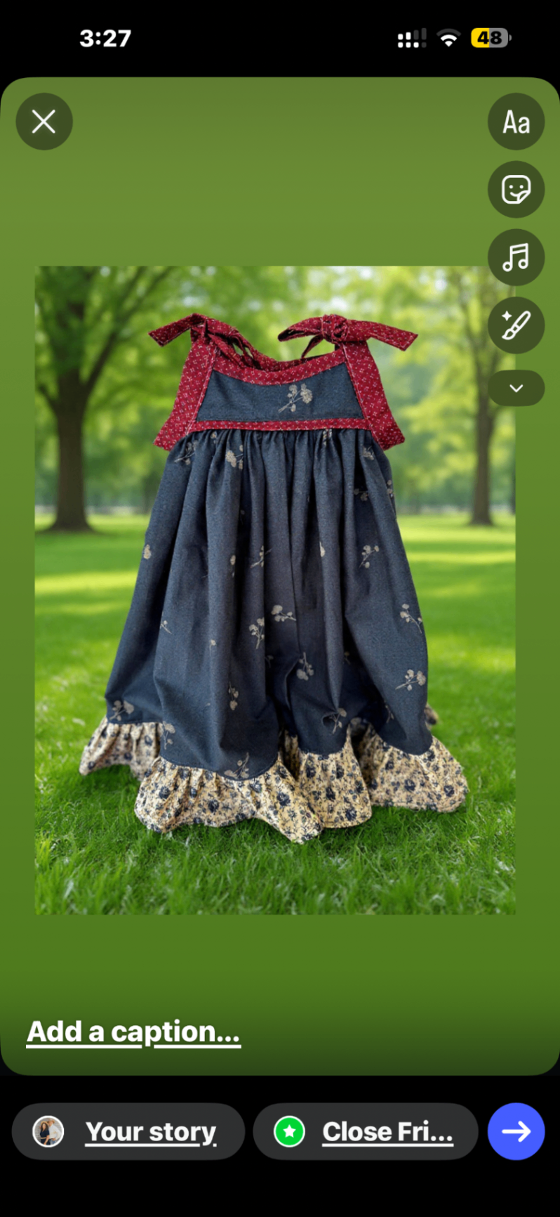 “American Girl”  Dress  2T 