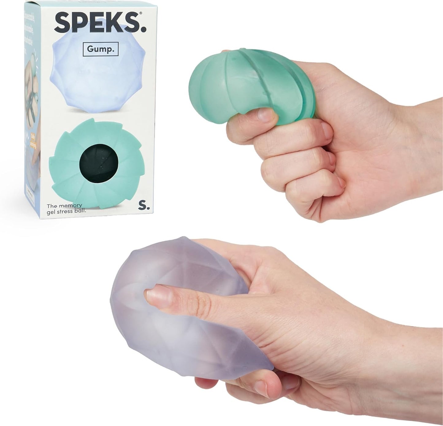 Speks Candle Light green and translucent purple