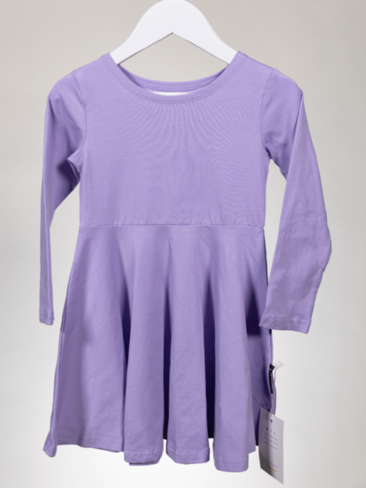 Kinship Lilac Long Sleeve Dress (Baby/Kid Size: 6-12M)