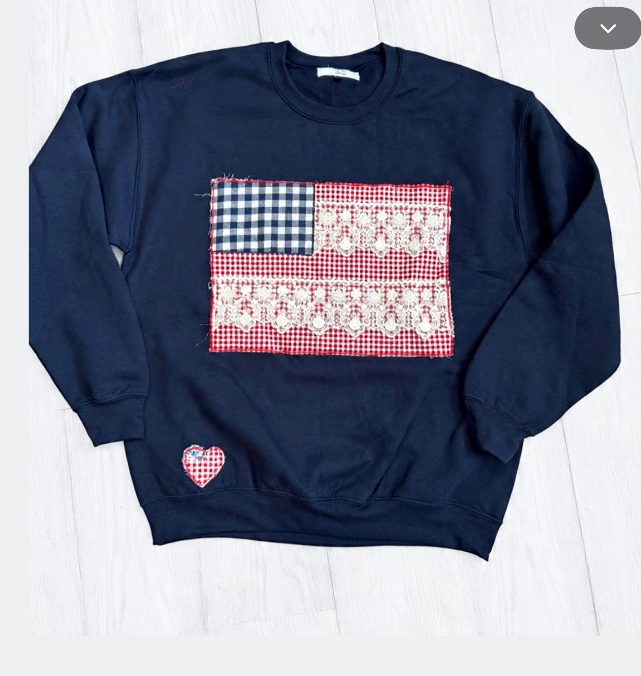 Fancy Flag Crewneck Large 